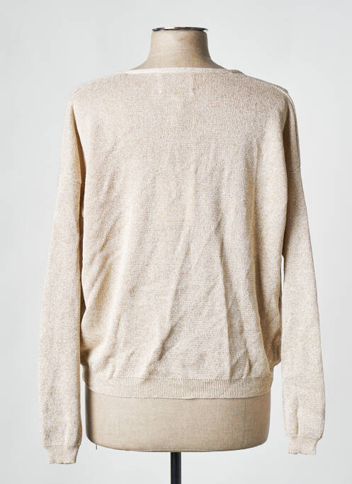 Gilet manches longues beige BELLITA pour femme