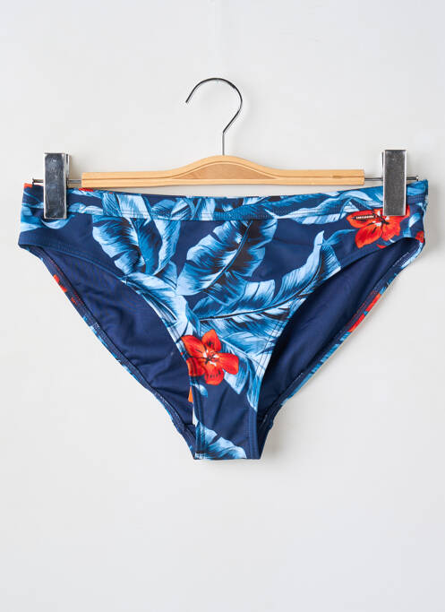 Bas de maillot de bain bleu SUPERDRY pour femme
