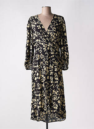 Robe mi-longue noir VILA femme