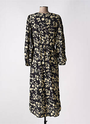 Robe mi-longue noir VILA femme