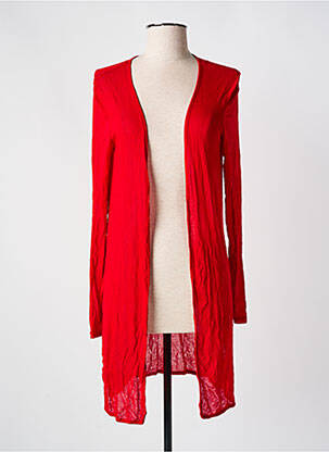 Gilet manches longues rouge STREET ONE femme