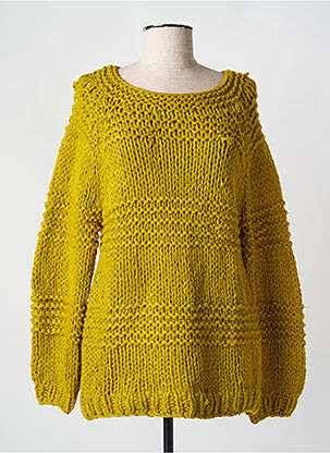 Pull jaune LES P'TITES BOMBES femme