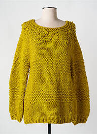 Pull jaune LES P'TITES BOMBES femme