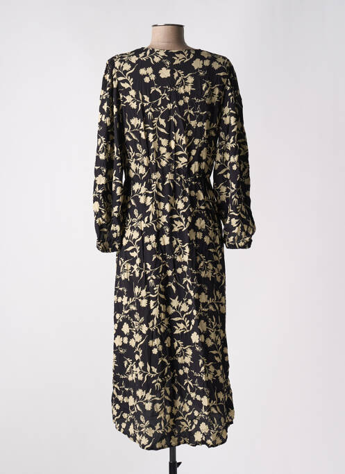 Robe mi-longue noir VILA pour femme