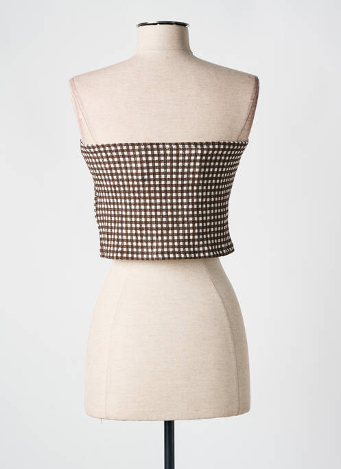 Top marron ONLY pour femme