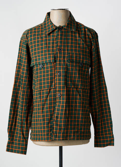 Chemise manches longues vert ONLY&SONS pour homme