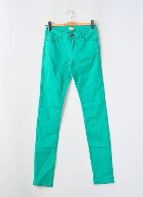 Jeans skinny vert ONLY pour femme