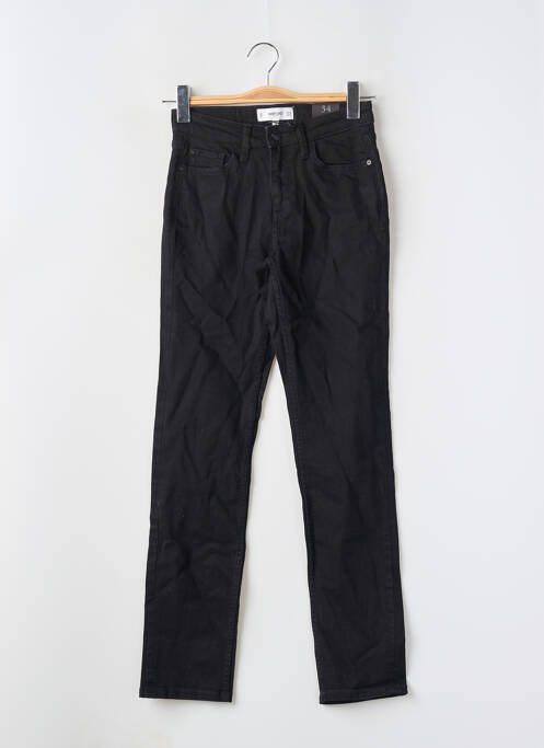 Jeans coupe droite noir MANGO pour femme