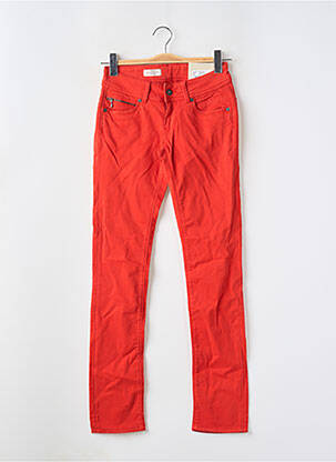 Jeans coupe slim orange PEPE femme