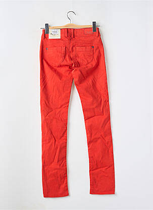 Jeans coupe slim orange PEPE femme