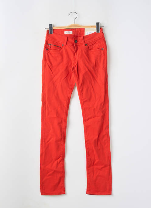 Jeans coupe slim orange PEPE pour femme