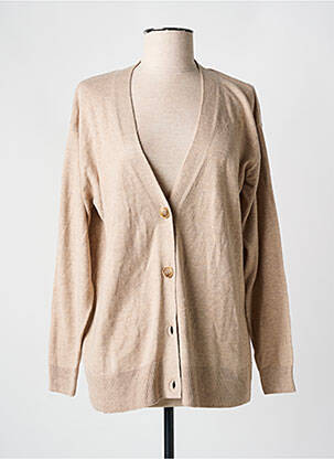Gilet manches longues gris MANGO femme