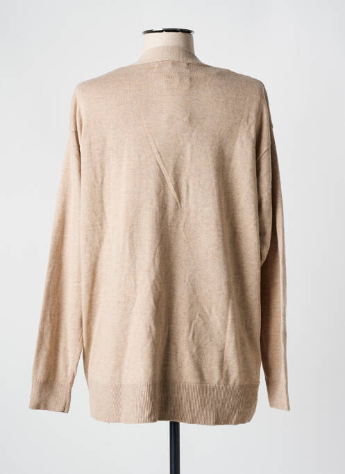 Gilet manches longues gris MANGO pour femme