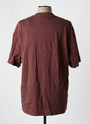 T-shirt marron JACK & JONES pour homme seconde vue