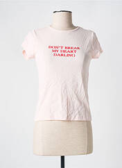 T-shirt beige SUBDUED pour femme seconde vue
