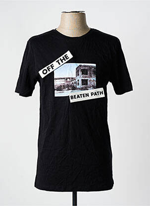 T-shirt noir JACK & JONES homme