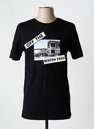 T-shirt noir JACK & JONES homme