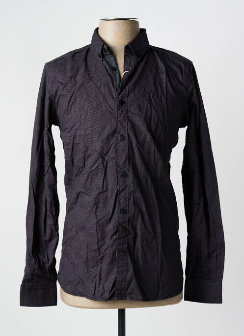 Chemise manches longues gris TOM TAILOR pour homme