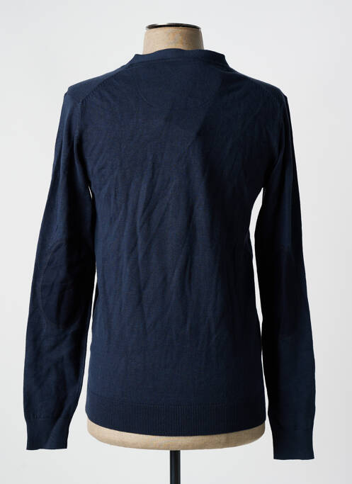 Gilet manches longues bleu BRUCE & BUTLER  pour homme