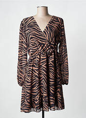 Robe courte marron HAILYS pour femme seconde vue