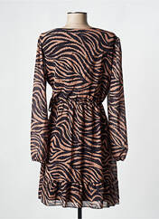 Robe courte marron HAILYS pour femme seconde vue
