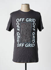 T-shirt gris JACK & JONES pour homme seconde vue