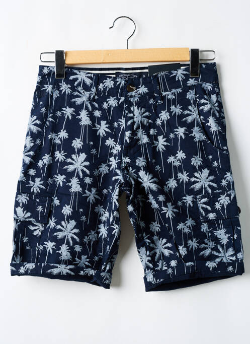 Short bleu BRUCE & BUTLER  pour homme