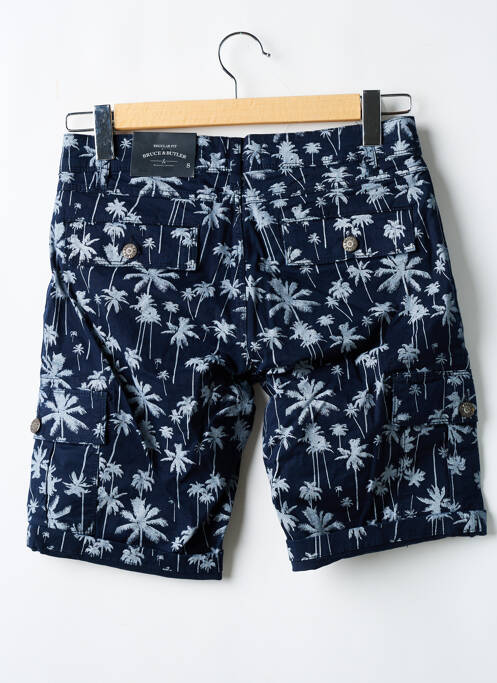 Short bleu BRUCE & BUTLER  pour homme