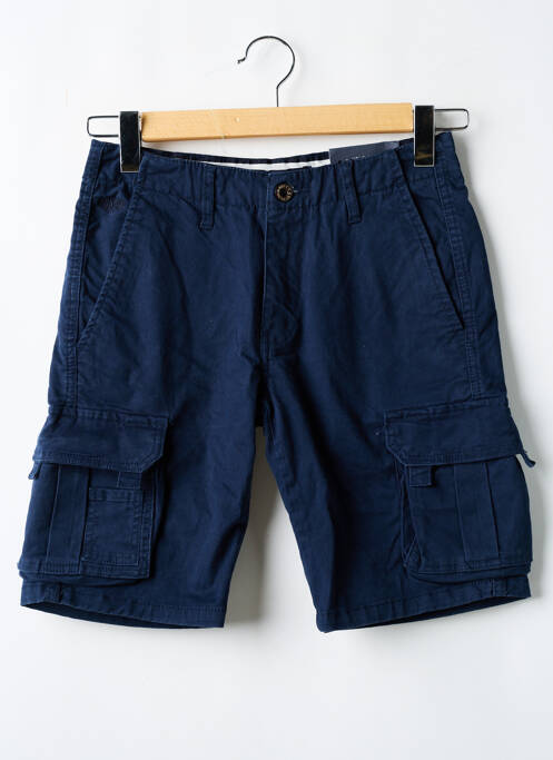 Bermuda bleu BRUCE & BUTLER  pour homme