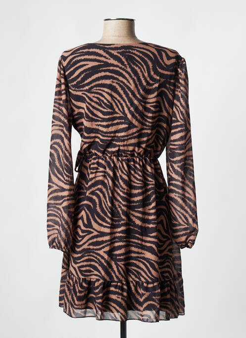 Robe courte marron HAILYS femme