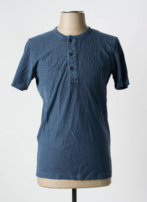 T-shirt bleu JACK & JONES pour homme