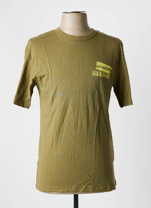 T-shirt vert JACK & JONES pour homme