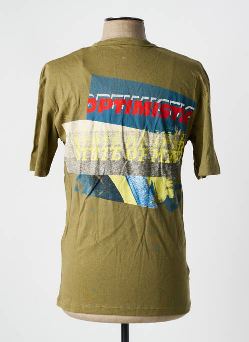 T-shirt vert JACK & JONES pour homme