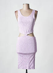 Robe courte violet TALLY WEIJL pour femme seconde vue