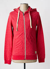 Sweat-shirt à capuche rouge JACK & JONES pour homme seconde vue