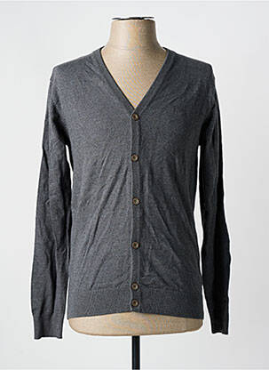 Gilet manches longues gris BRUCE & BUTLER  homme
