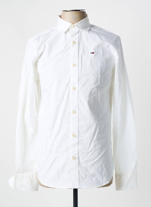 Chemise manches longues blanc TOMMY HILFIGER pour homme