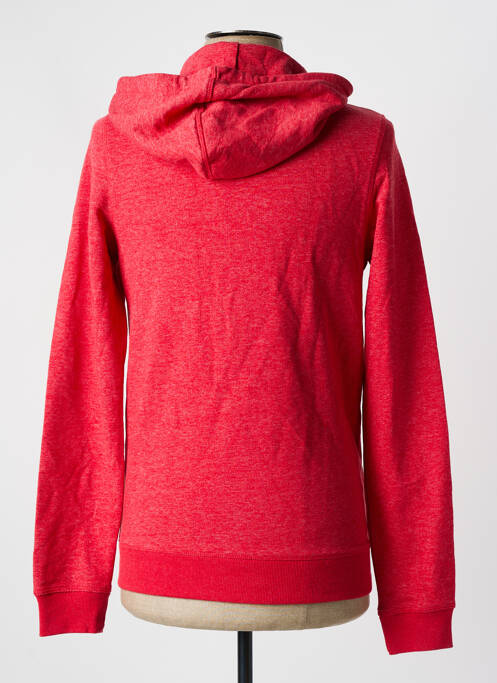 Sweat-shirt à capuche rouge JACK & JONES pour homme