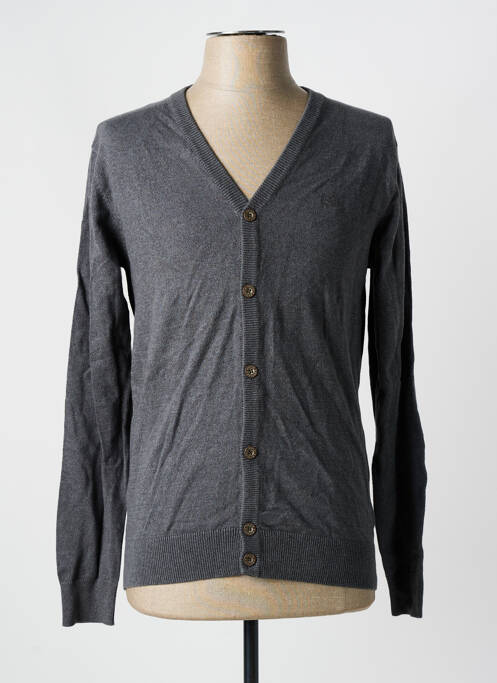 Gilet manches longues gris BRUCE & BUTLER  pour homme