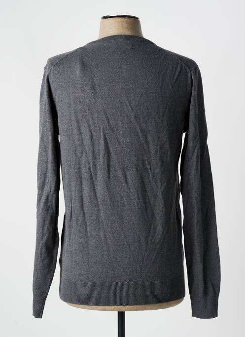 Gilet manches longues gris BRUCE & BUTLER  pour homme