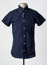 Chemise manches courtes bleu JACK & JONES homme