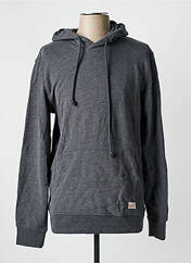 Sweat-shirt à capuche gris JACK & JONES pour homme seconde vue