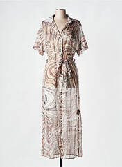 Robe longue marron ASTRID BLACK LABEL pour femme seconde vue