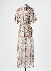 Robe longue marron ASTRID BLACK LABEL pour femme seconde vue
