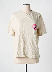 T-shirt beige ONLY pour femme seconde vue