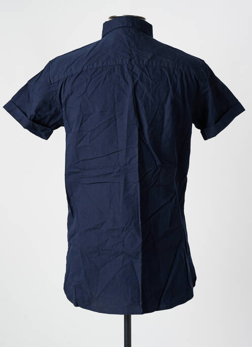 Chemise manches courtes bleu JACK & JONES pour homme