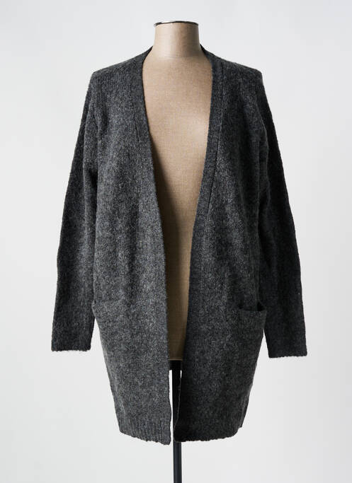 Gilet manches longues gris VILA pour femme
