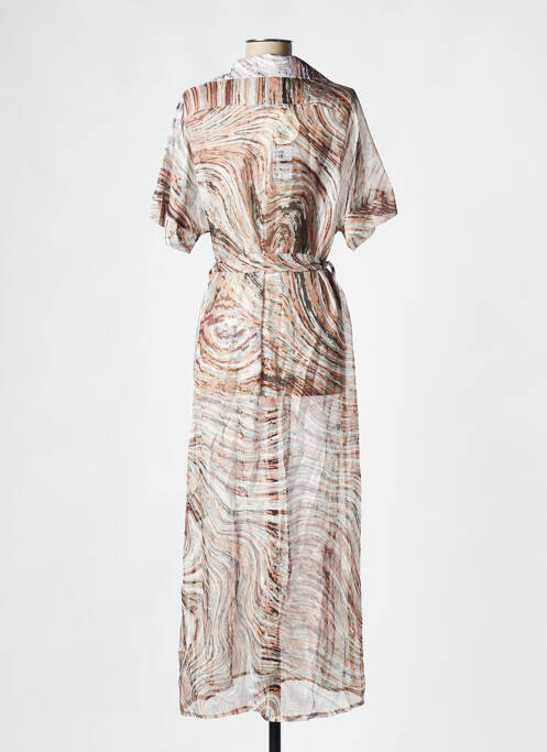 Robe longue marron ASTRID BLACK LABEL pour femme