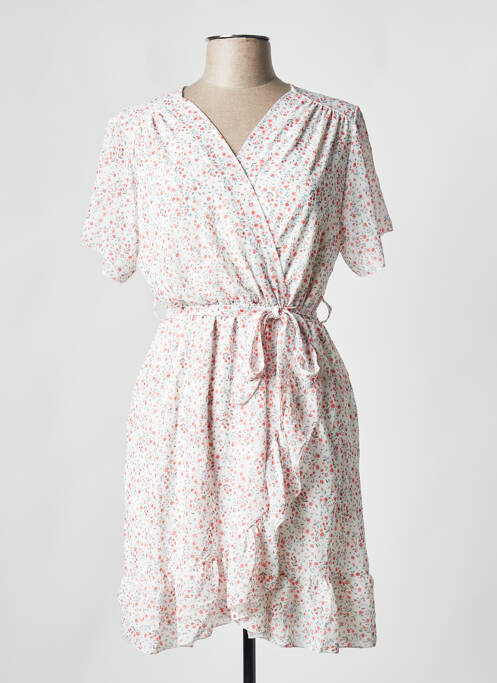 Robe courte blanc HAILYS pour femme