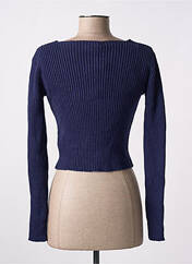 Gilet manches longues bleu SUBDUED pour femme seconde vue